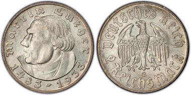 1933-G 2 Mk Luther J-352 MS62