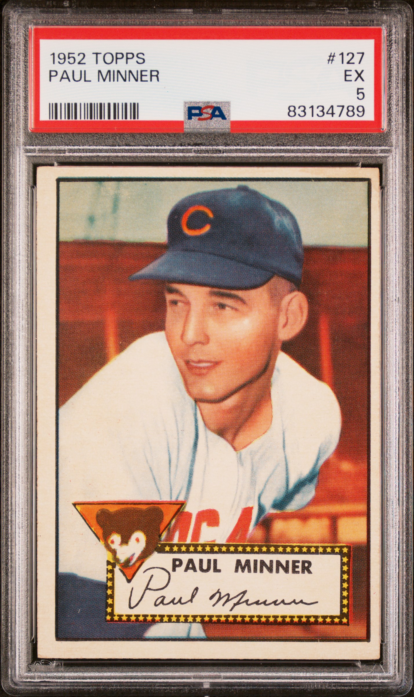 1952 TOPPS #127 PAUL MINNER