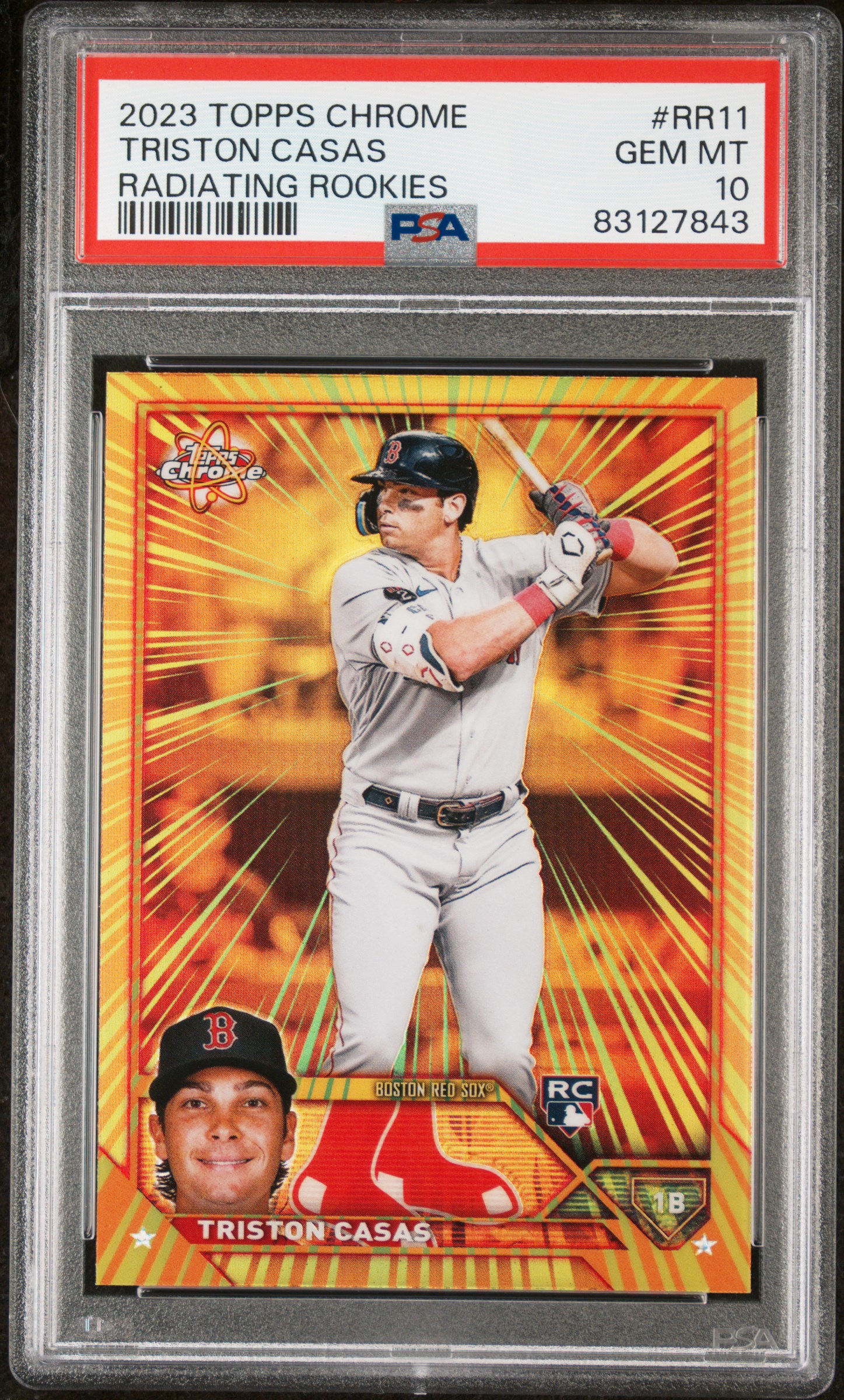 2023 TOPPS CHROME RADIATING ROOKIES #RR11 TRISTON CASAS