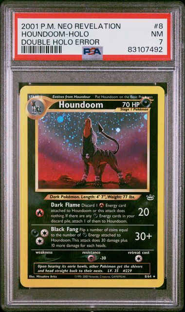 Pokemon Dark Houndoom outlets Holo Japanese Neo 4 PSA 7