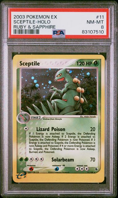 Pokemon Sceptile 11 - Ruby outlet and Sapphire - Holo Rare