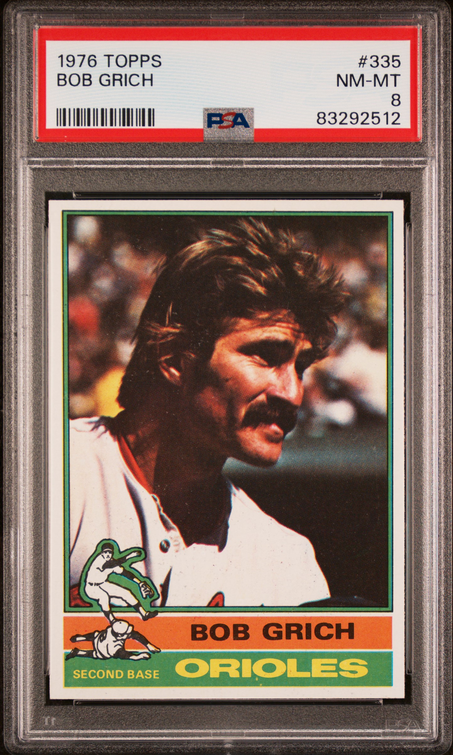 1976 TOPPS #335 BOB GRICH