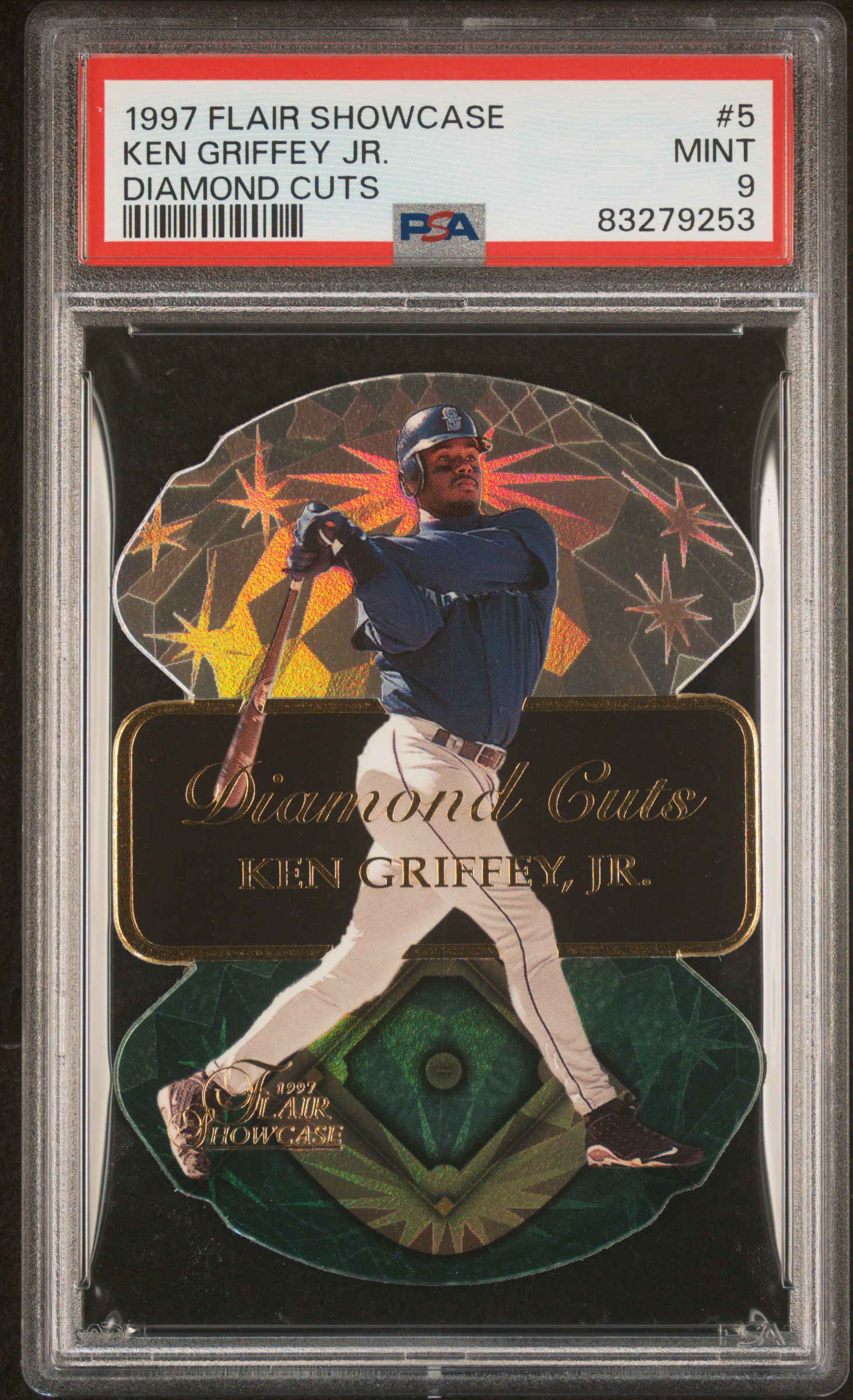 1997 FLAIR SHOWCASE DIAMOND CUTS #5 KEN GRIFFEY JR. DIAMOND CUTS