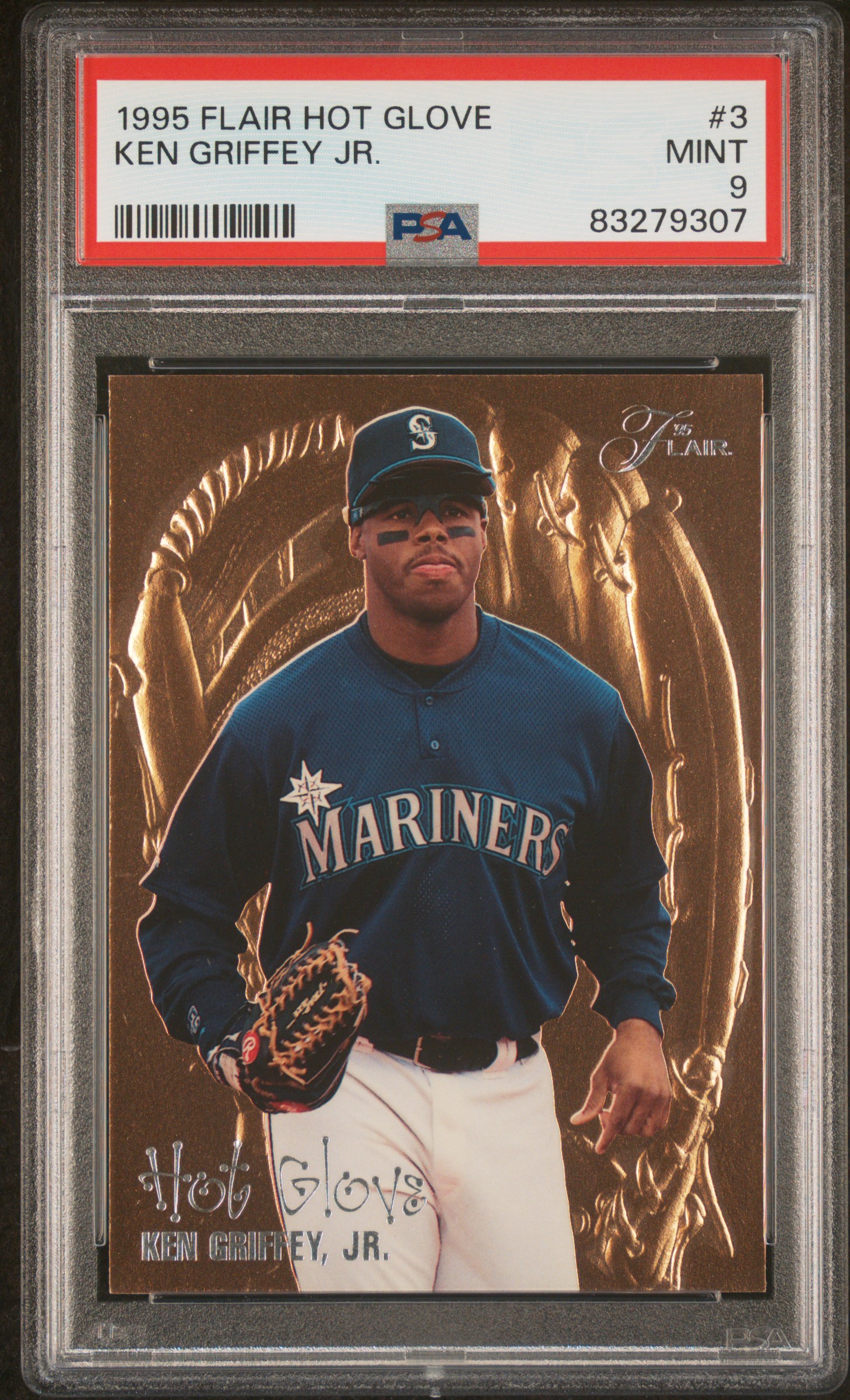 1995 FLAIR HOT GLOVE #3 KEN GRIFFEY JR.