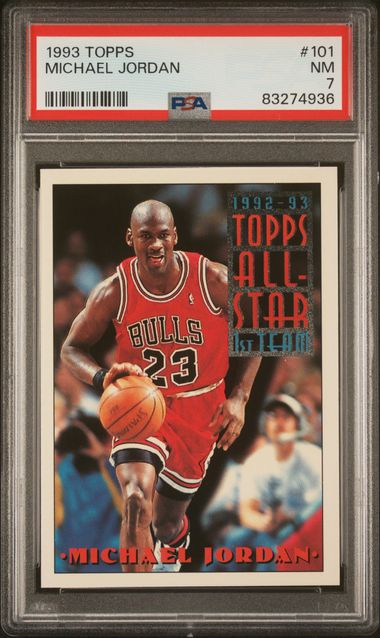 Michael jordan topps on sale 1993