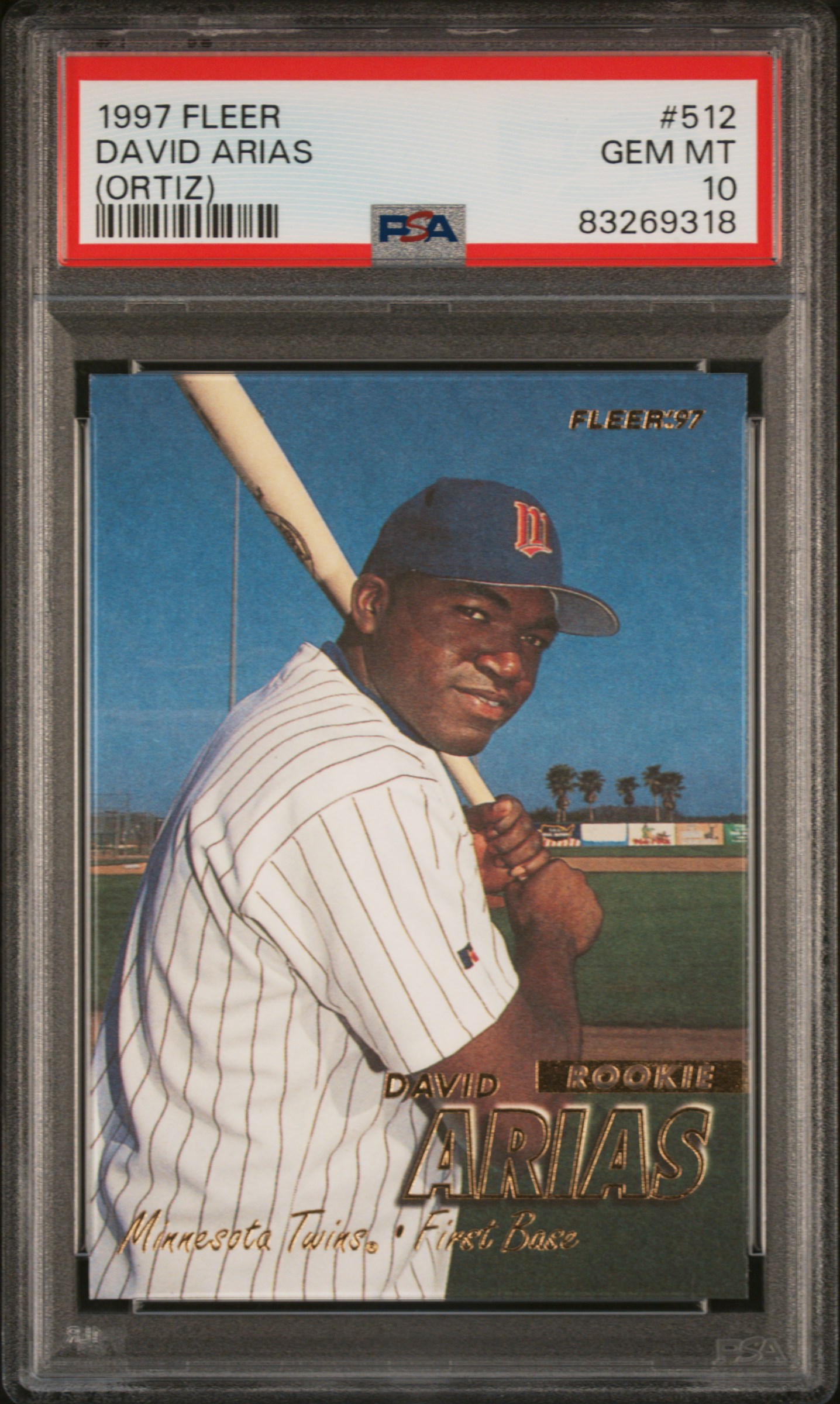 1997 FLEER #512 DAVID ARIAS (ORTIZ)