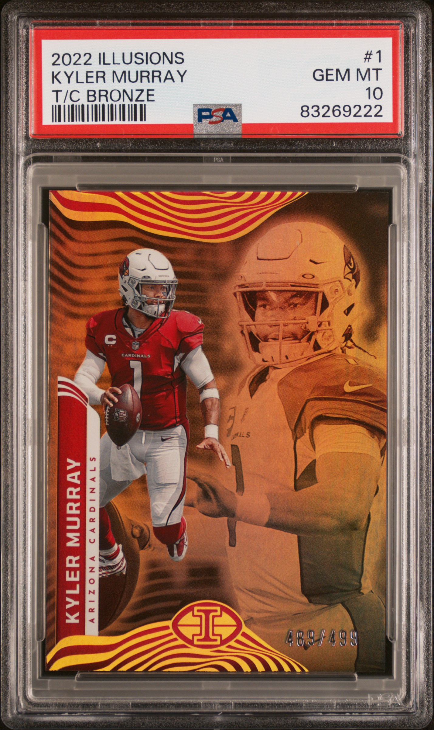 2022 PANINI ILLUSIONS #1 KYLER MURRAY T/C BRONZE