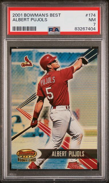 2001 Bowman Bowman's Best #174 Albert Pujols front