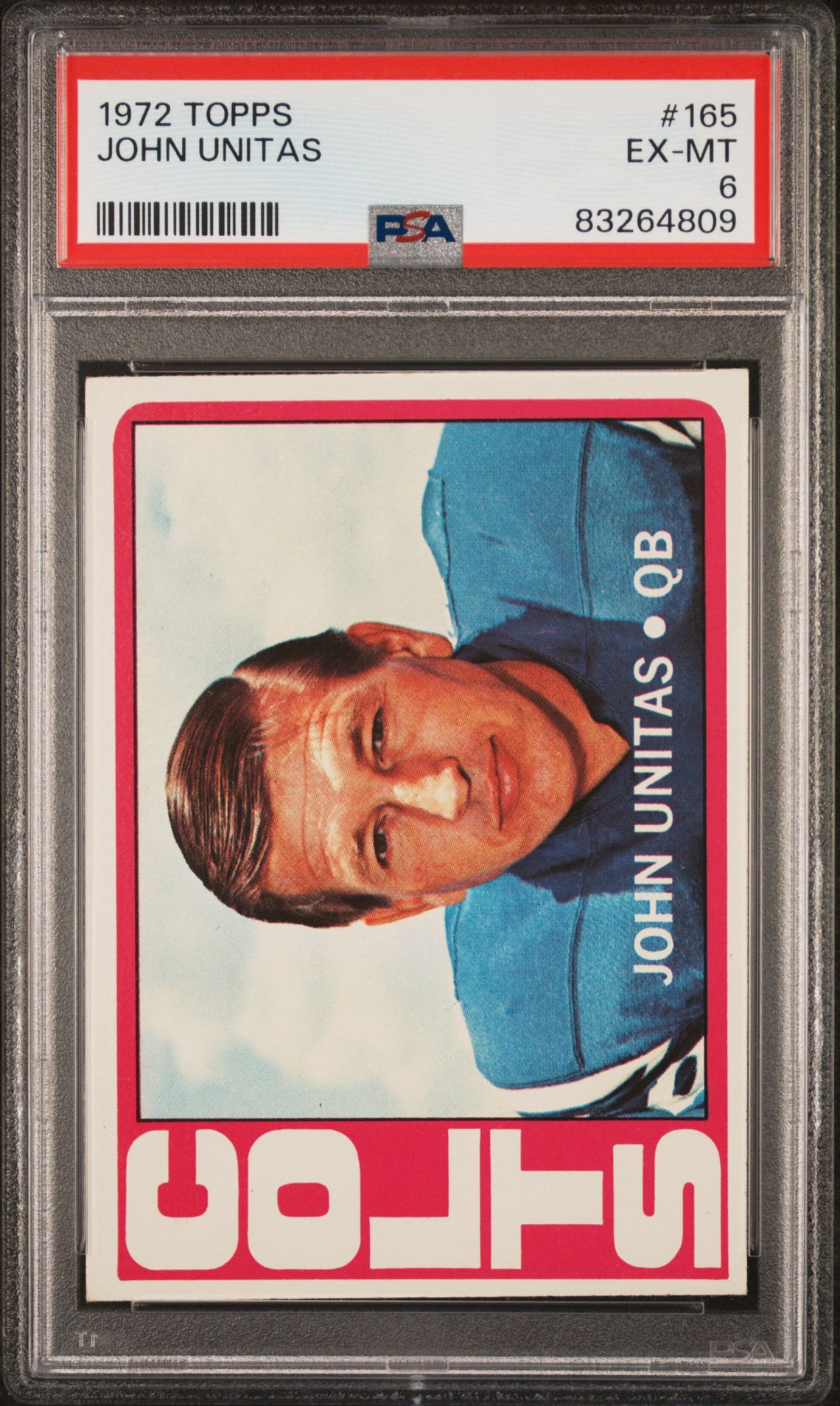 1972 Topps #165 John Unitas front