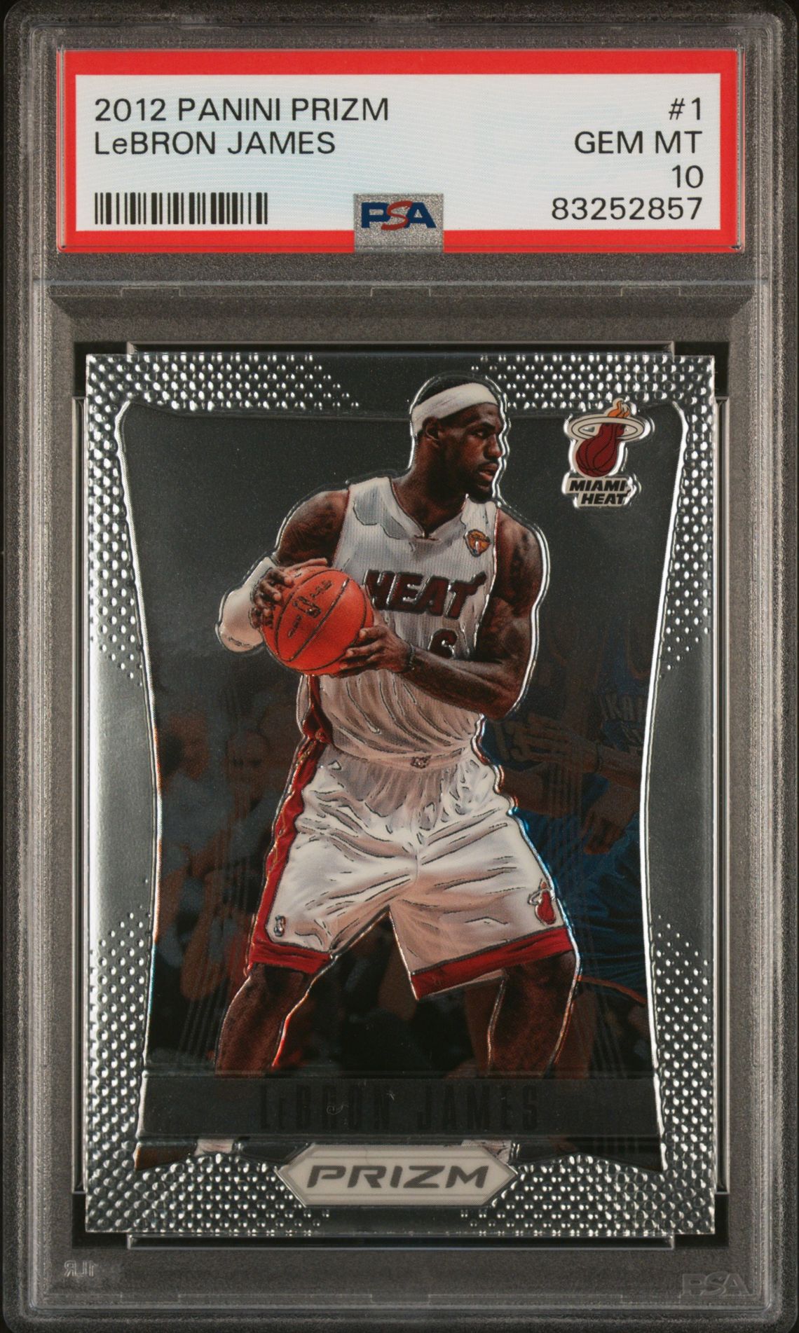 2012 Panini Prizm #1 Lebron James front
