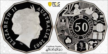 2003 50C Volunteers Ag PR70DCAM