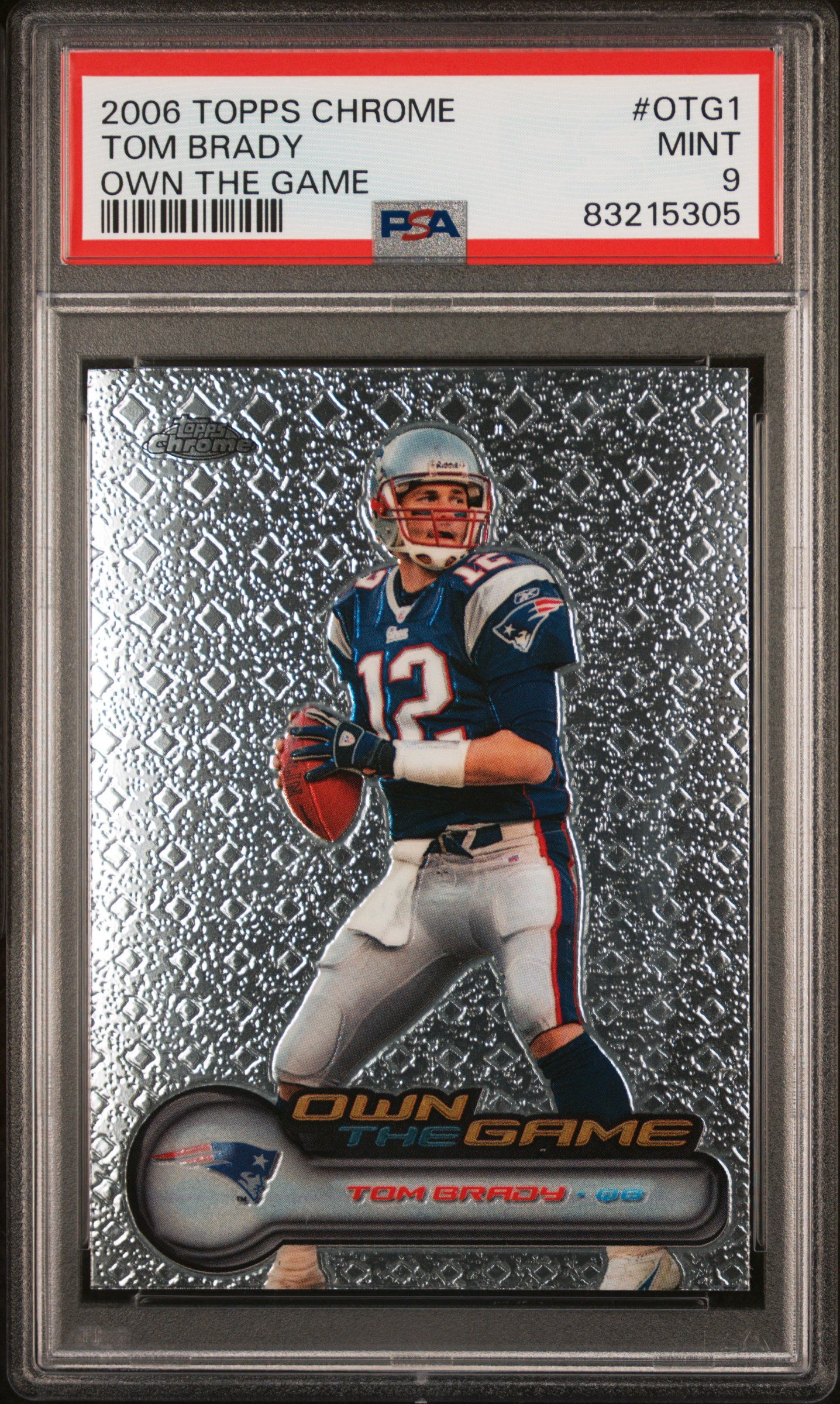 2006 TOPPS CHROME OWN THE GAME #OTG1 TOM BRADY OWN THE GAME