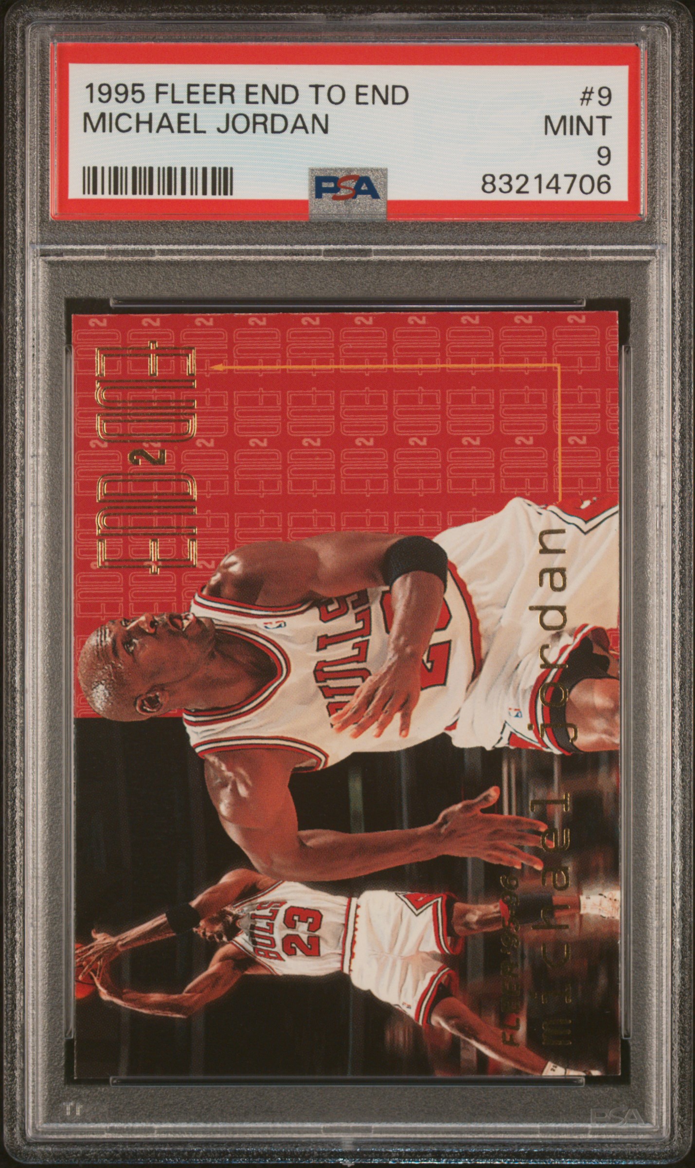 1995 FLEER END TO END #9 MICHAEL JORDAN