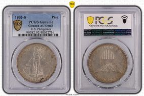 1903-S Peso KM-168  Ag N1