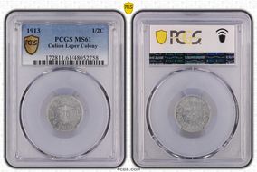 1913 1/2C MS61