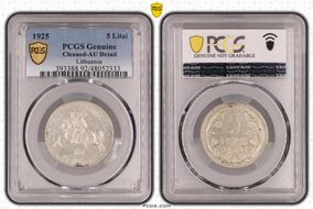 1925 5 Litai KM-78  Ag N1