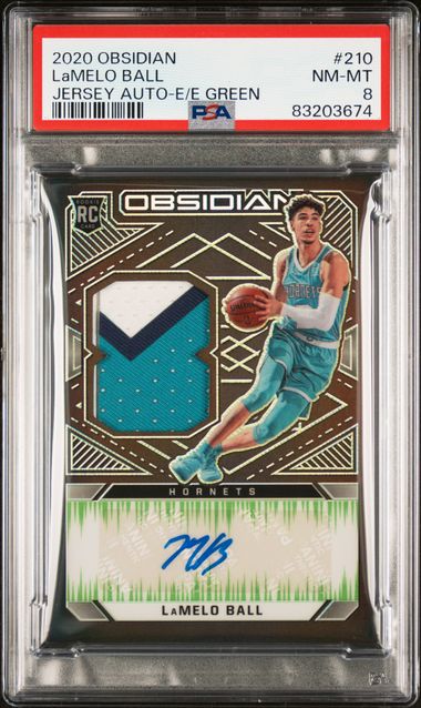 2020 Panini Obsidian Jersey Autograph-Electric Etch Green 210