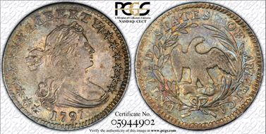 1797 H10C 15 Stars MS63