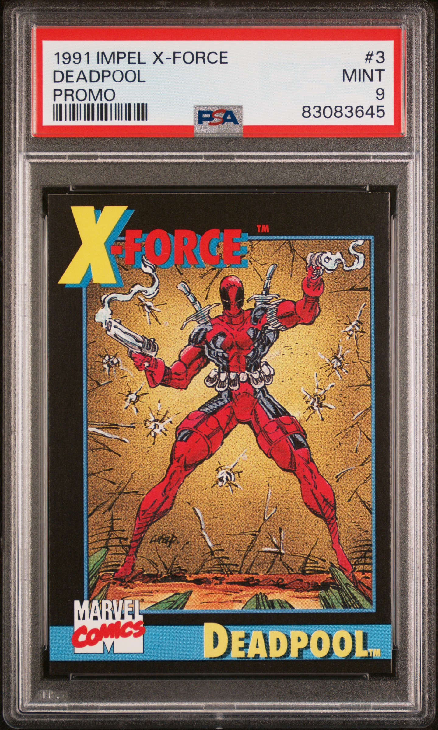 1991 IMPEL X-FORCE PROMO #3 DEADPOOL PROMO