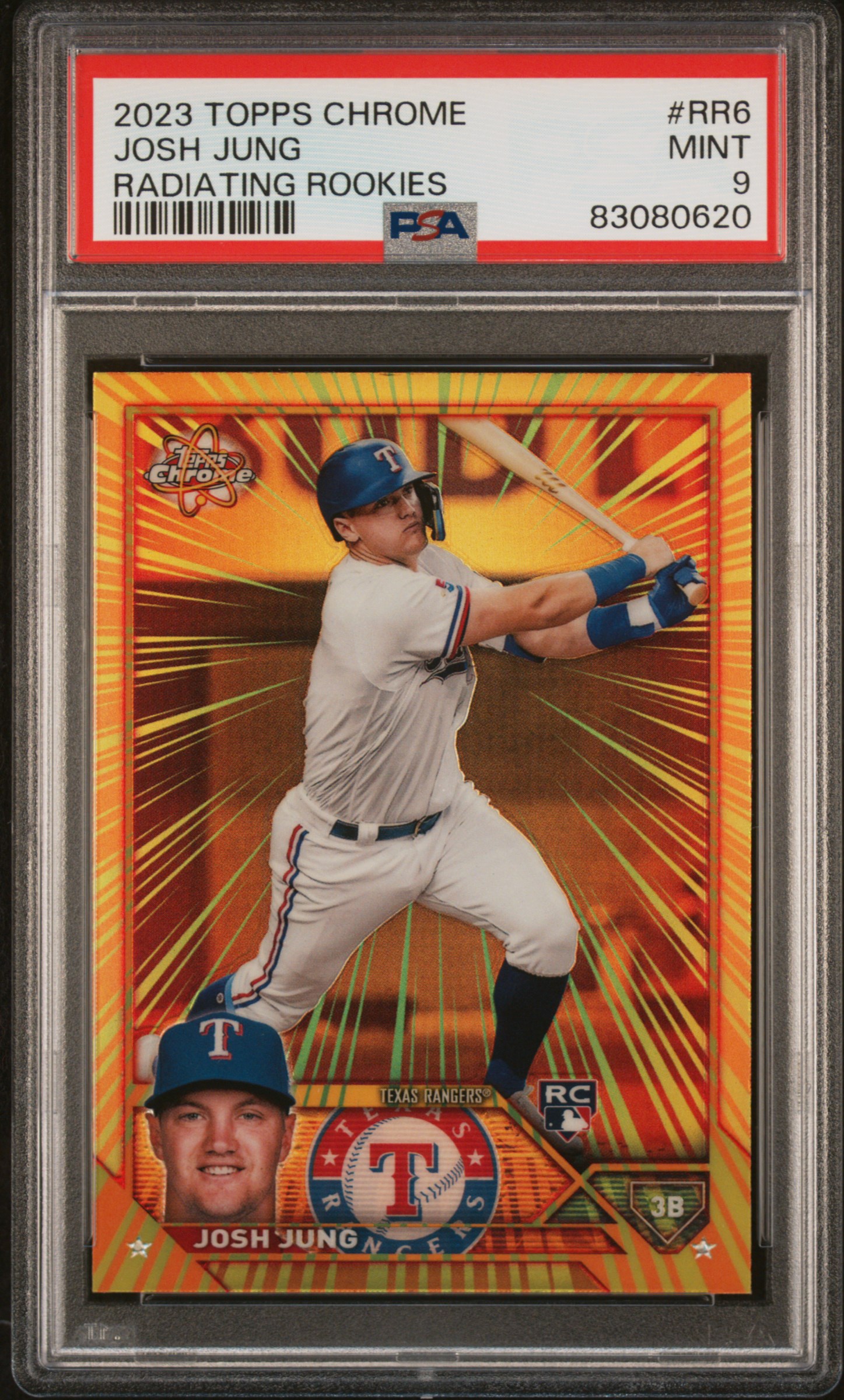 2023 TOPPS CHROME RADIATING ROOKIES #RR6 JOSH JUNG