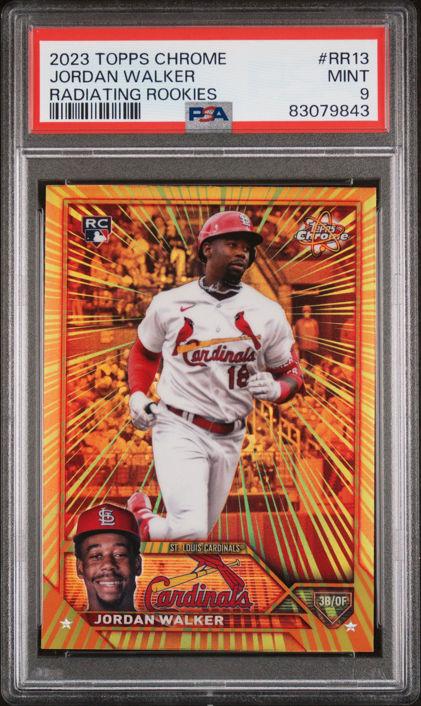 2023 TOPPS CHROME RADIATING ROOKIES #RR13 JORDAN WALKER