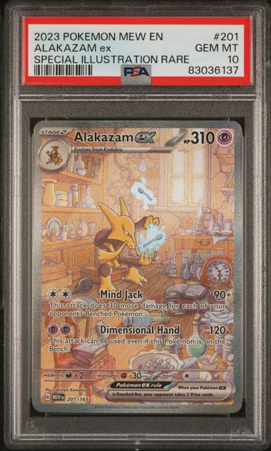 2023 Pokemon Japanese Sv2A-Pokemon 151 Special Art Rare 203 Alakazam Ex PSA  10 on Goldin Auctions