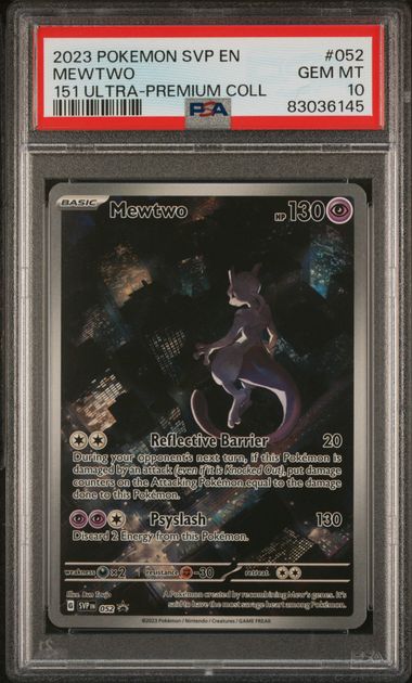 Carte Pokémon 151 Mewtwo SVP 052 Promo FR - 2023