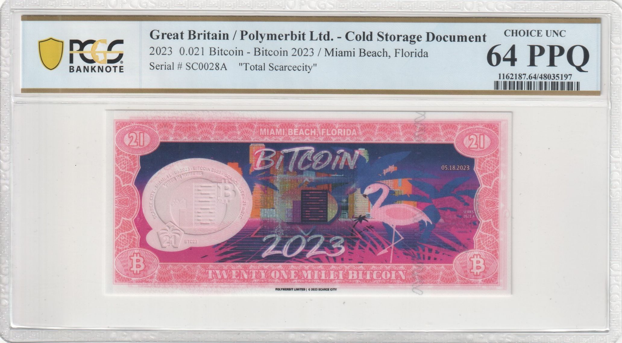 PCGS Certificate Verification Banknote Details for Cert #48035197