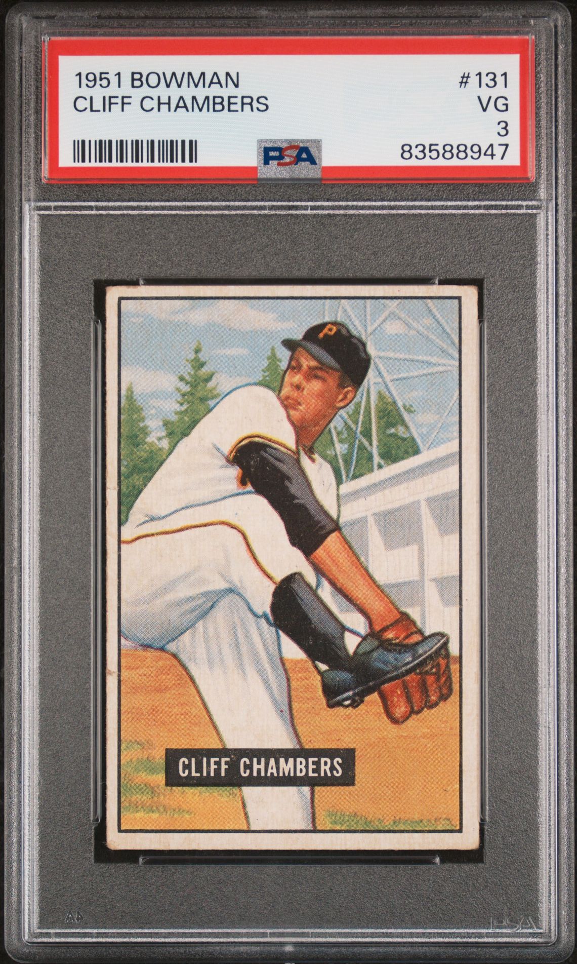 1951 Bowman BOWMAN #131 Cliff Chambers front