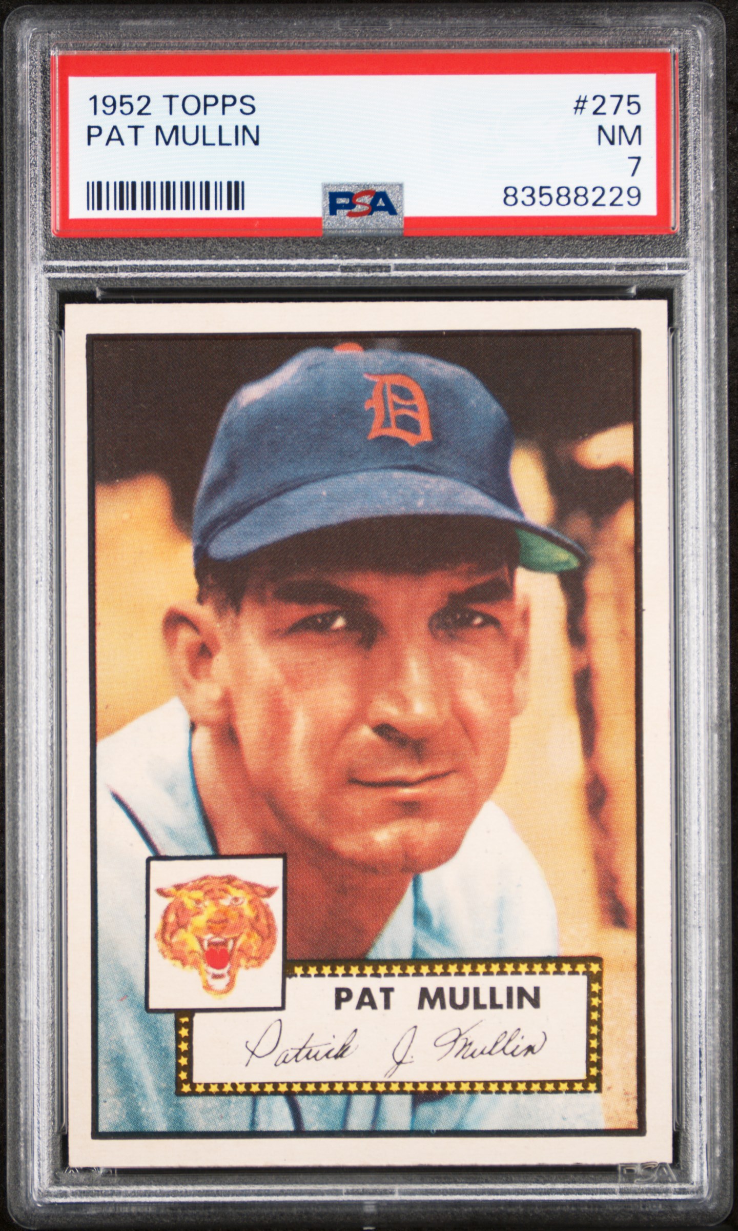 1952 TOPPS #275 PAT MULLIN