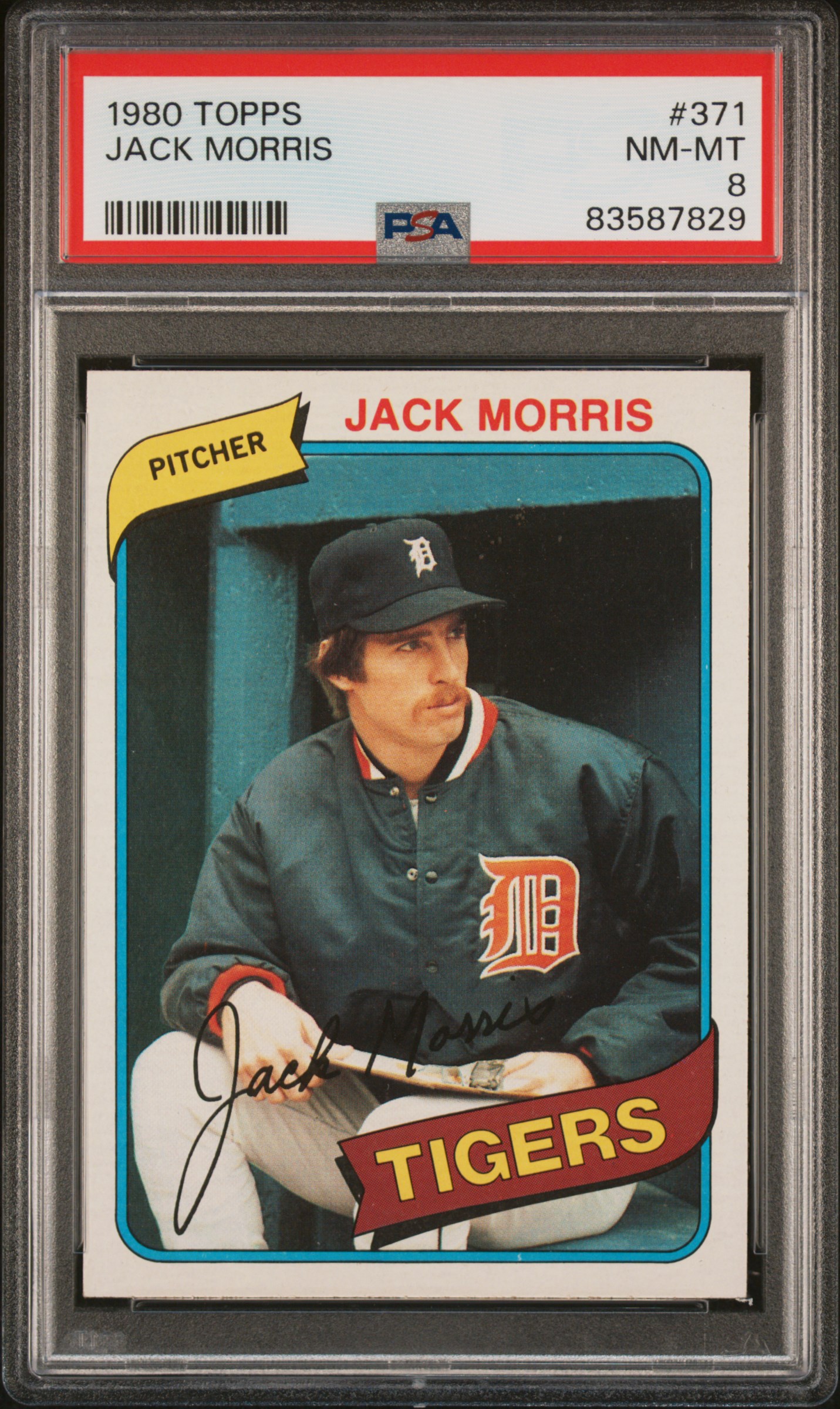 1980 TOPPS #371 JACK MORRIS