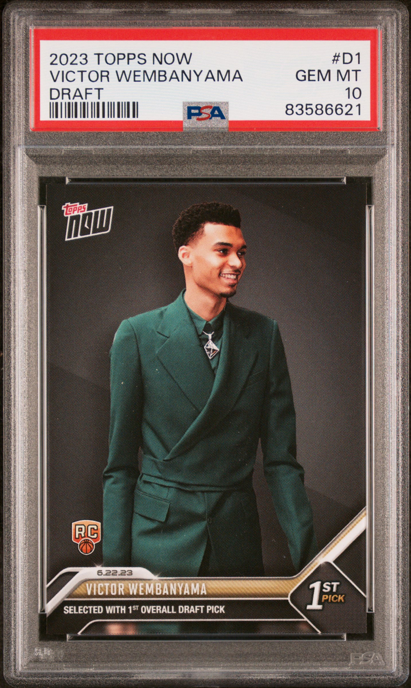 2023 TOPPS NOW DRAFT #D1 VICTOR WEMBANYAMA