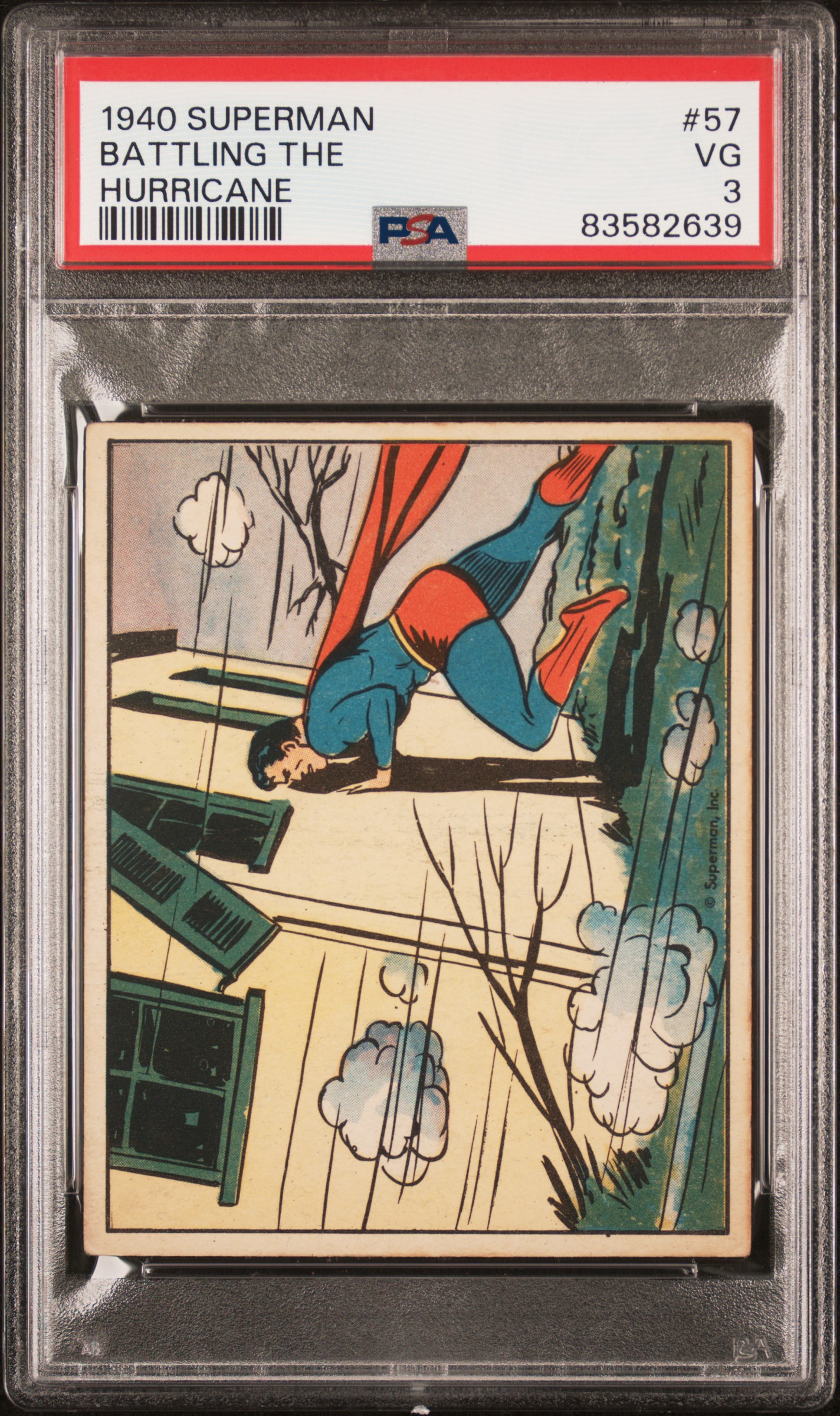 1940 SUPERMAN #57 BATTLING THE HURRICANE
