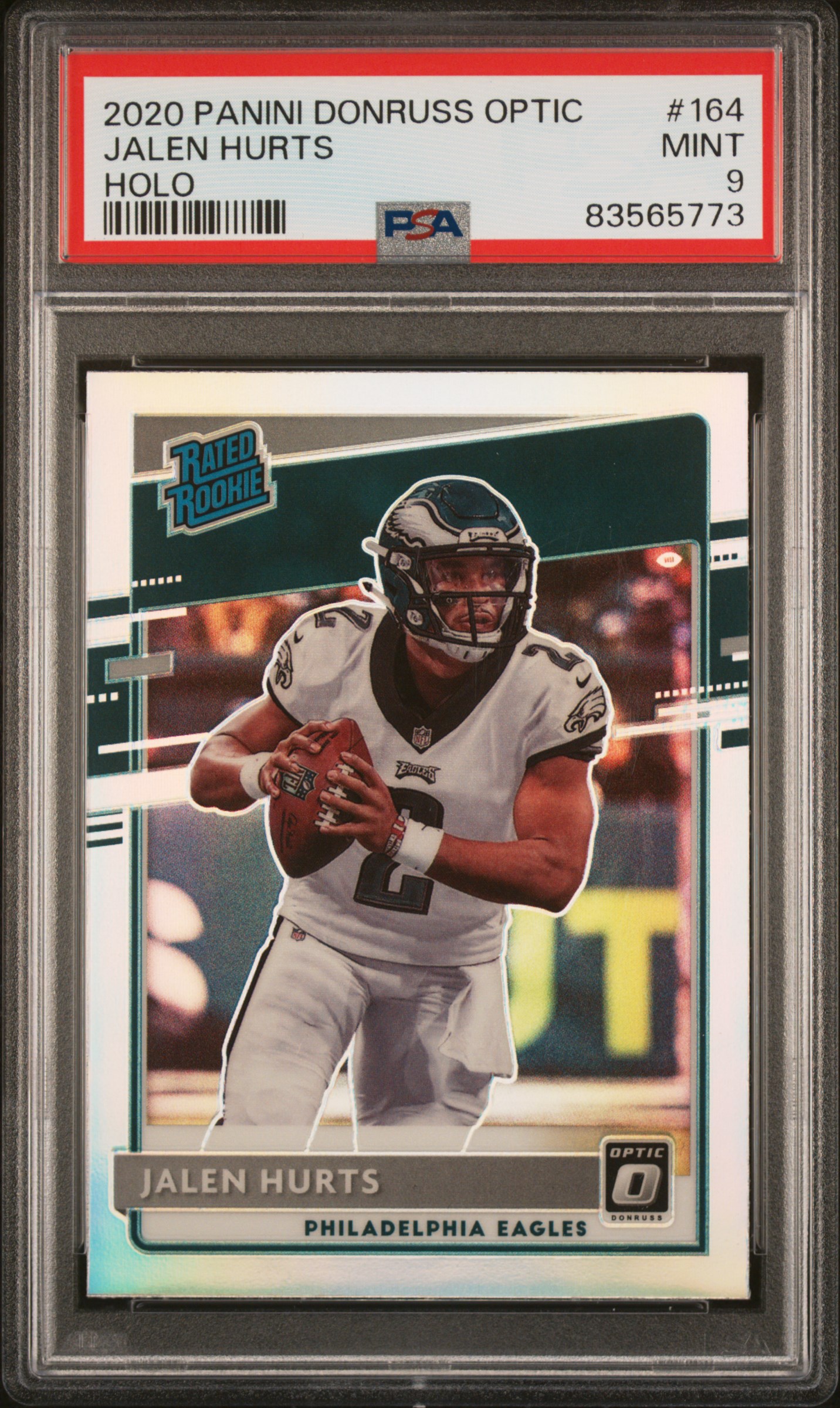 2020 PANINI DONRUSS OPTIC #164 JALEN HURTS HOLO