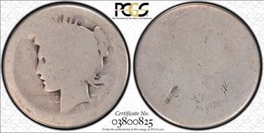 1921 $1 High Relief, Peace PO1