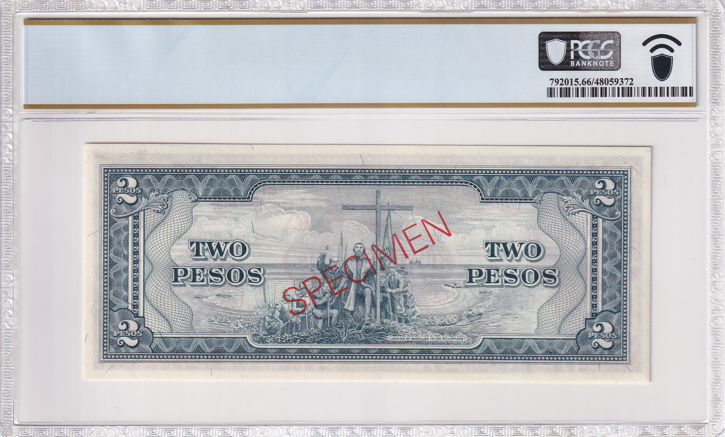 PCGS Certificate Verification Banknote Details For Cert #48059372