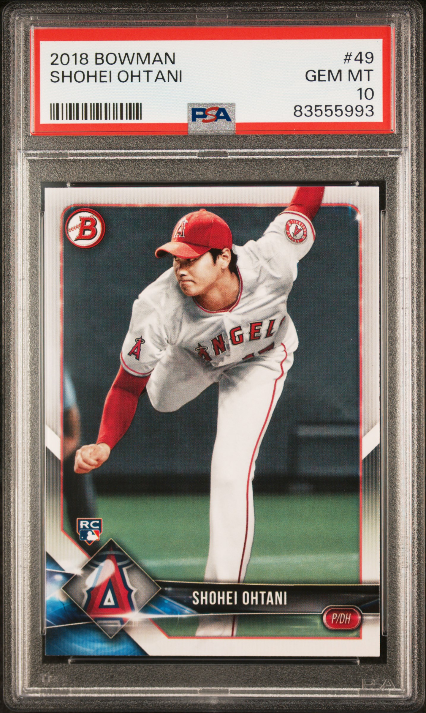 2018 BOWMAN #49 SHOHEI OHTANI