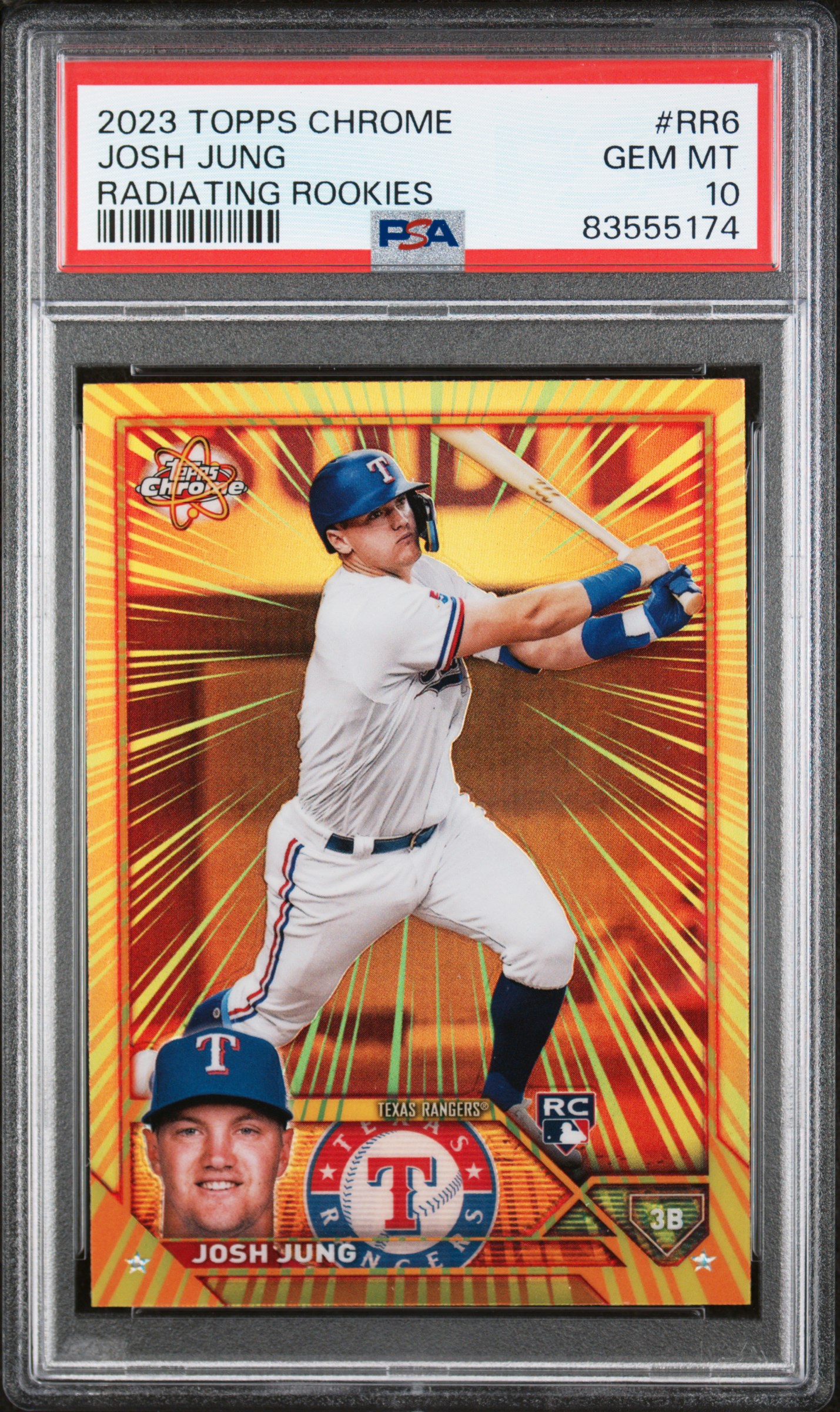2023 TOPPS CHROME RADIATING ROOKIES #RR6 JOSH JUNG