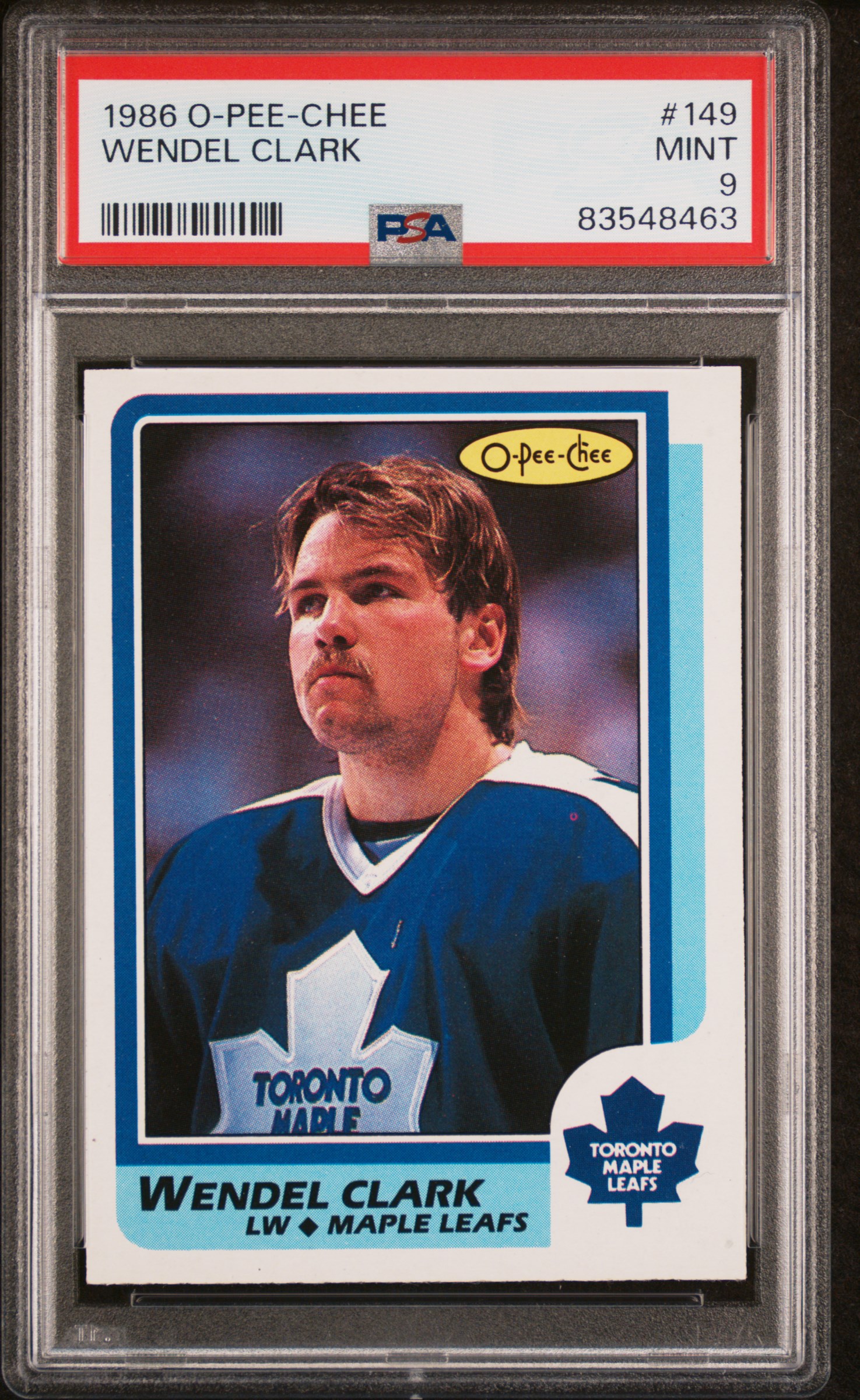 1986 O-PEE-CHEE #149 WENDEL CLARK