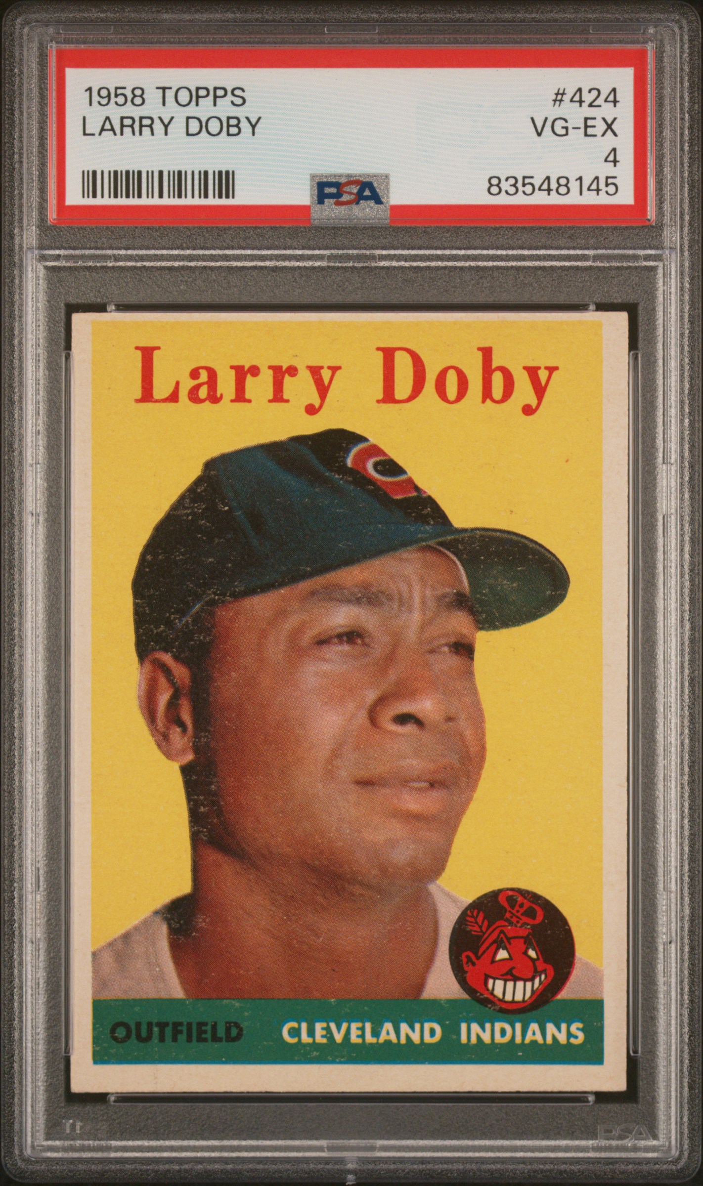 1958 TOPPS #424 LARRY DOBY
