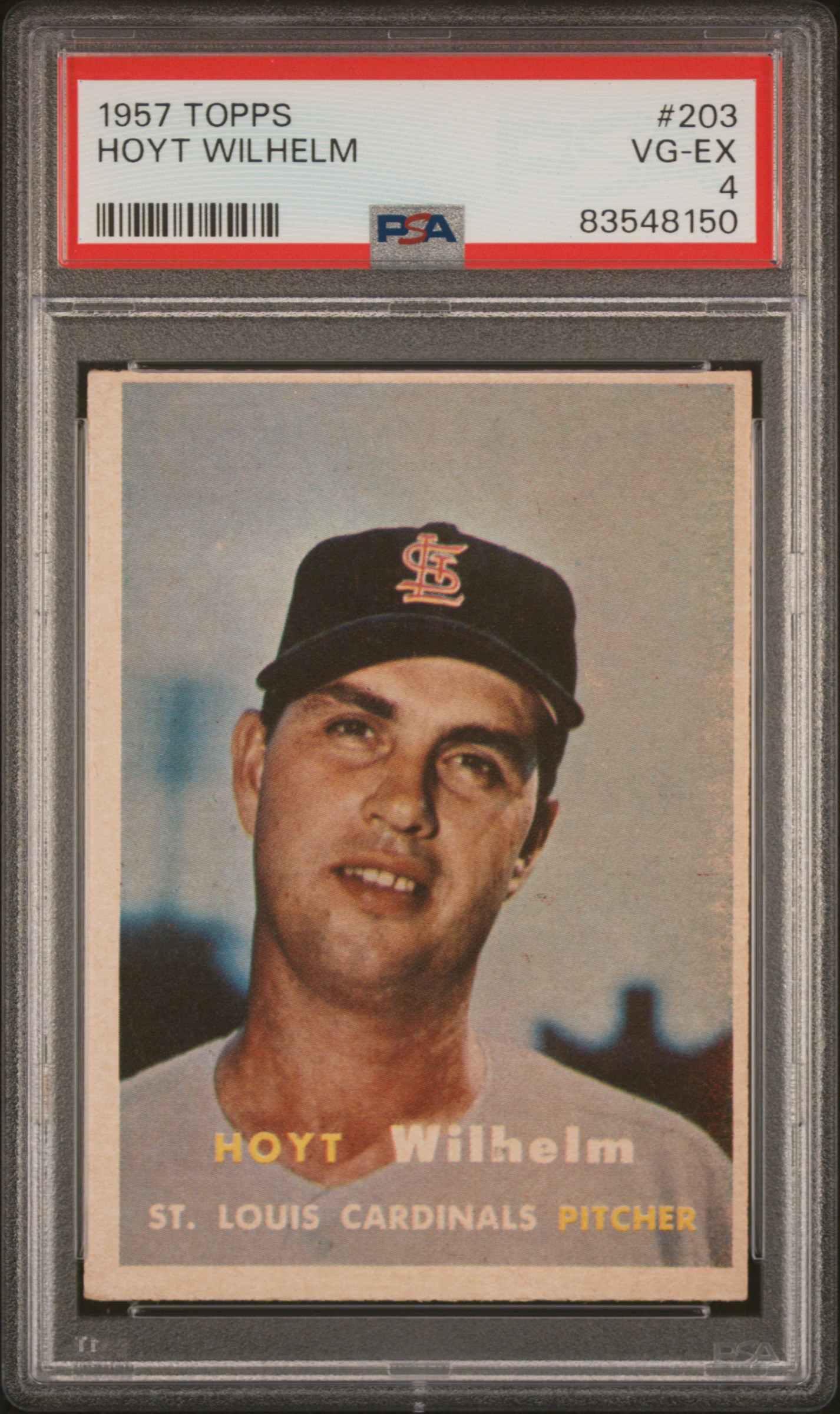 1957 TOPPS #203 HOYT WILHELM