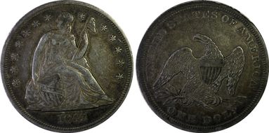 1843 $1 AU50