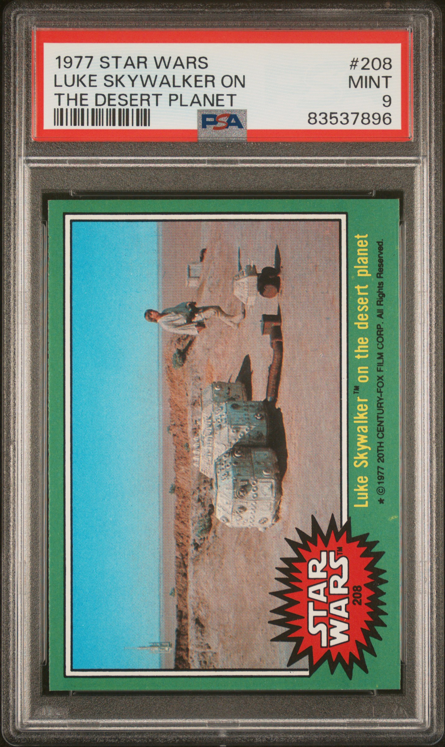 1977 STAR WARS #208 LUKE SKYWALKER ON THE DESERT PLANET