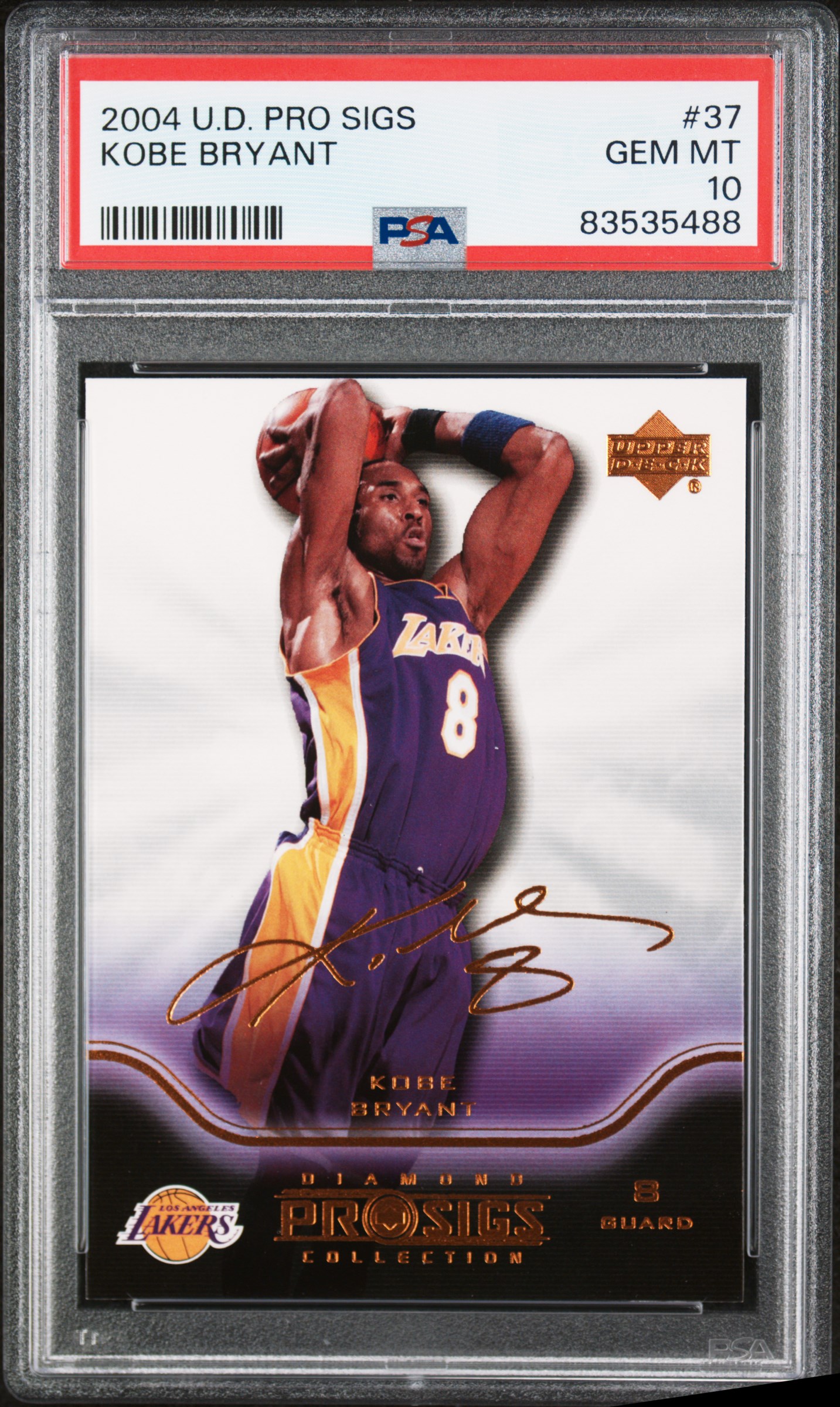 2004 UPPER DECK PRO SIGS #37 KOBE BRYANT