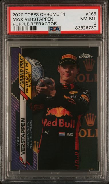 2020 Topps Chrome Formula 1 Purple Refractor #27 Lando Norris 