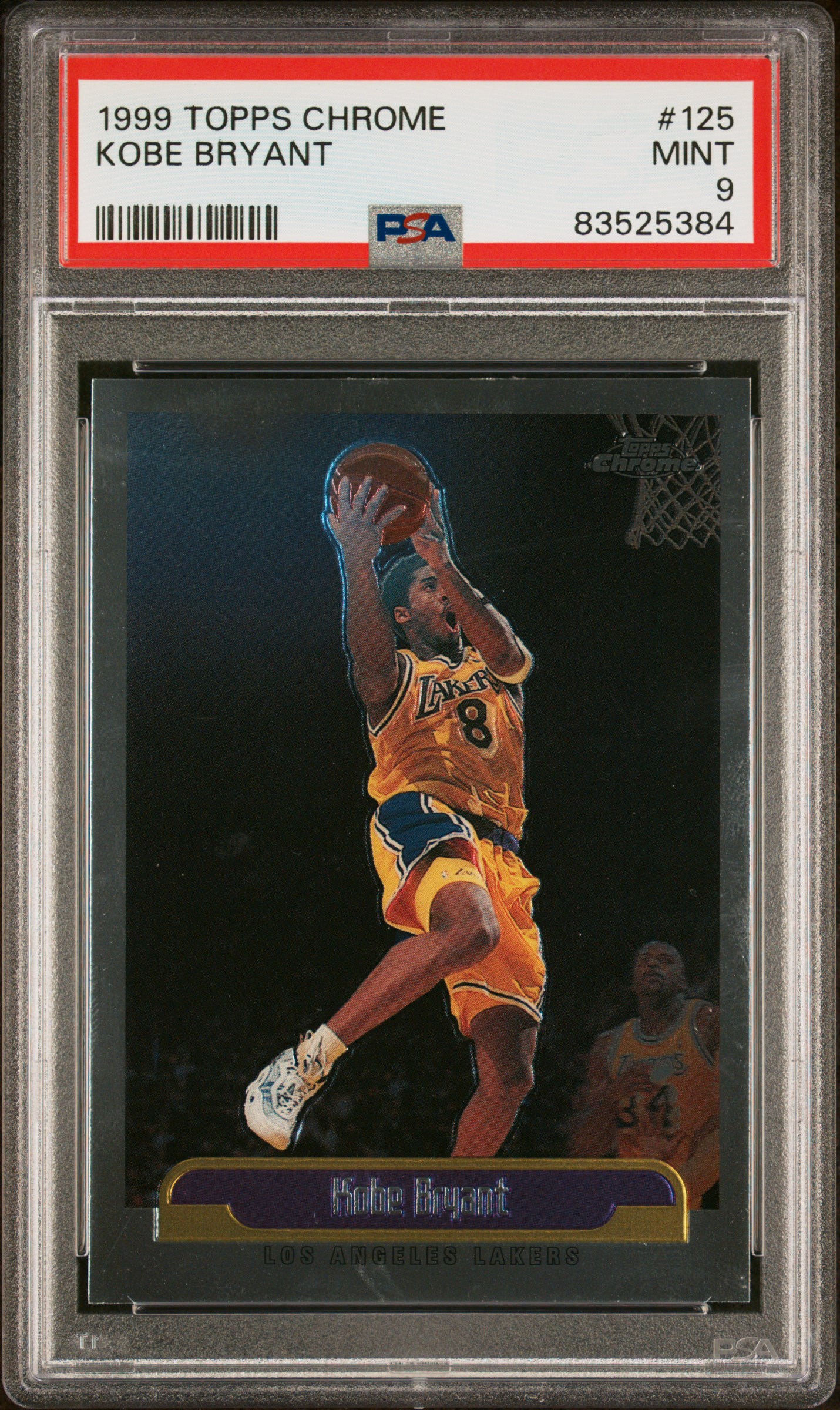 1999 TOPPS CHROME #125 KOBE BRYANT
