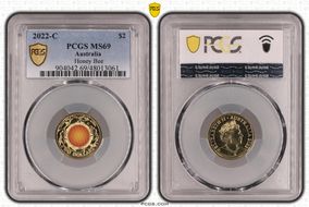 2022-C $2 Honey Bee Colorized MS69