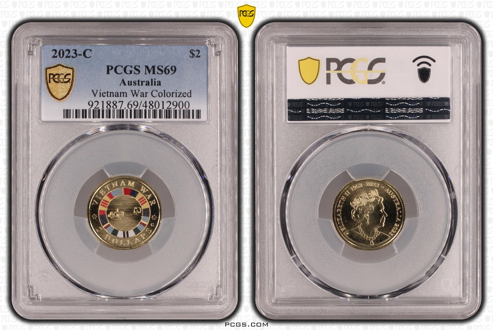 PCGS Certificate Verification Coin Details For Cert #48012900