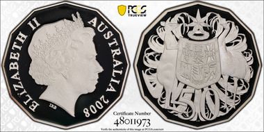 2008 50C Silver PR69DCAM