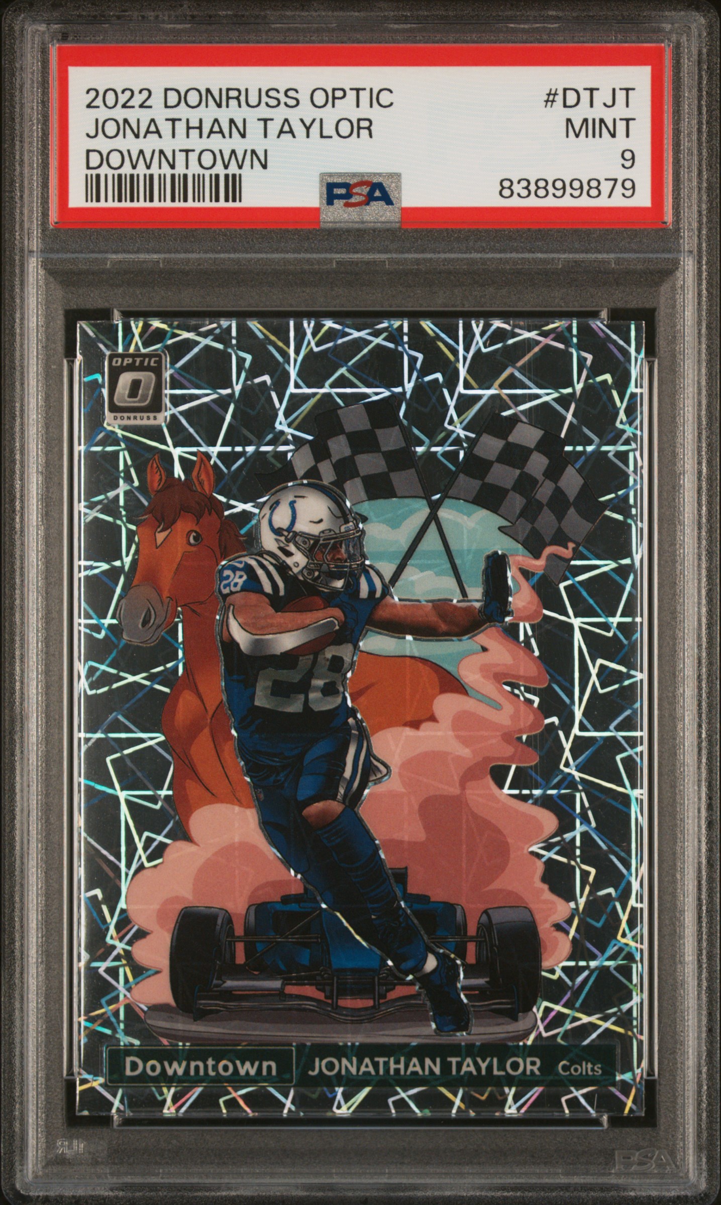 2022 PANINI DONRUSS OPTIC DOWNTOWN #DTJT JONATHAN TAYLOR DOWNTOWN